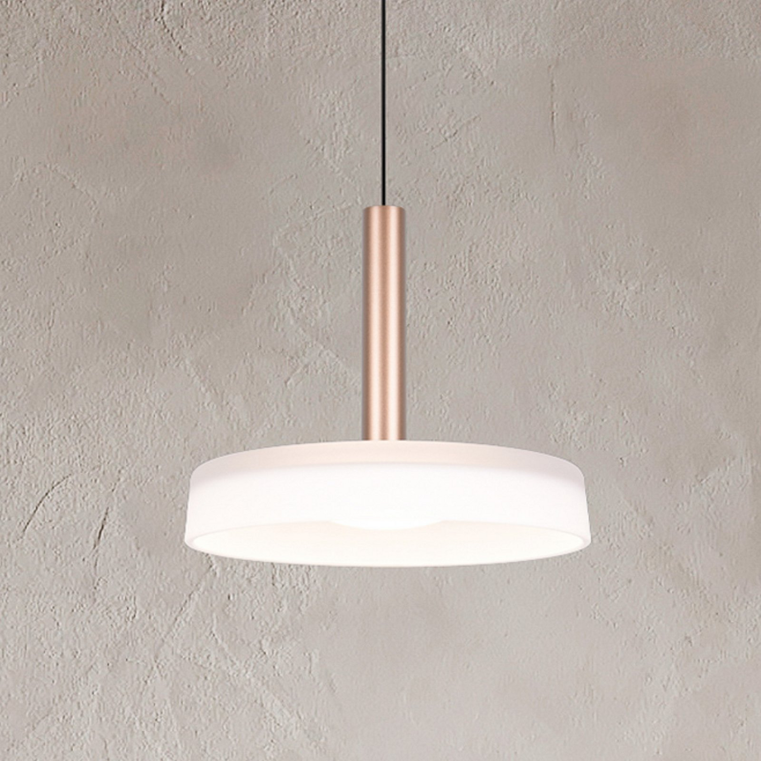 B-Ware Led Hängeleuchte Deckenlampe Celeste Weiß Braun Glas 22 Cm Siehe Text