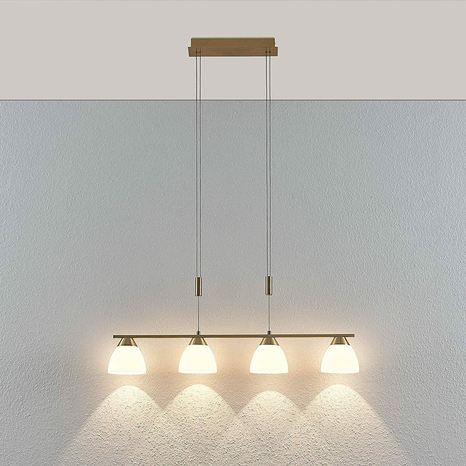 B-Ware Lindby Led Hängeleuchte Cersei Deckenlampe Pendelleuchte Lampe Leuchte Messing