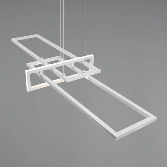 B-Ware Trio Lighting Led Hängeleuchte Salinas, 4.000 K, Weiß Matt Lampe Leuchte Ip20