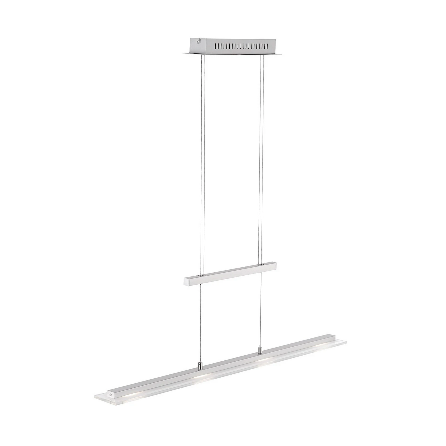 B-Ware Fischer & Honsel Led Hängeleuchte Pendelleuchte Tenso Nickel 115 Cm Metall 821