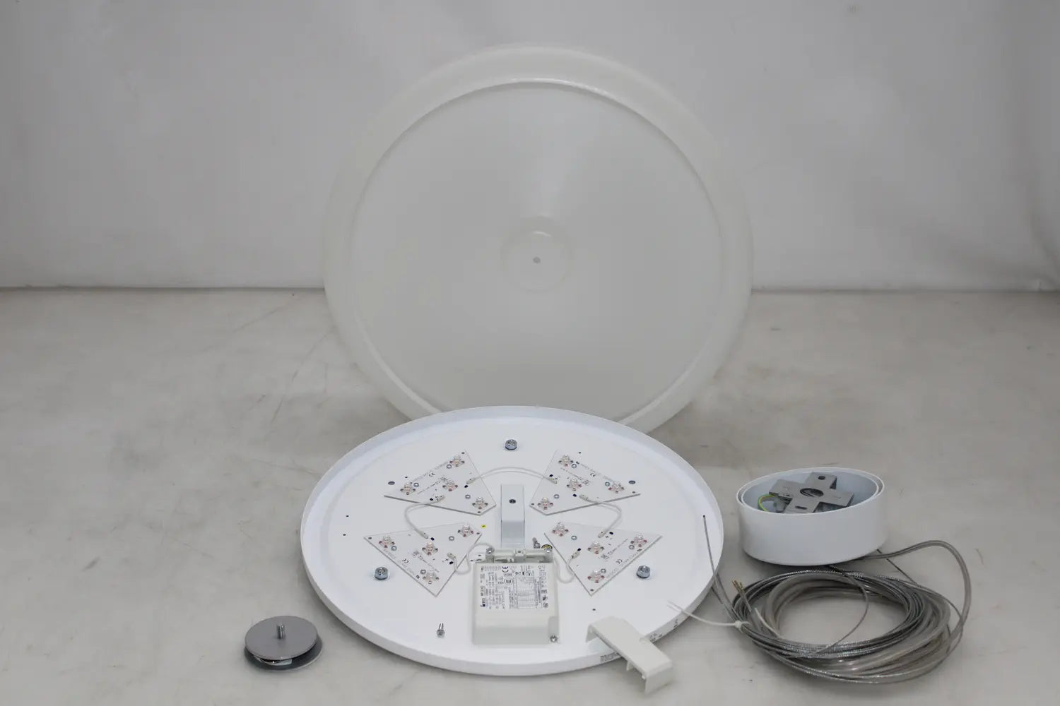 B-Ware Molto Luce Hängeleuchte Pendelleuchte Led White Belt Weiß Beleuchtung 3000 K