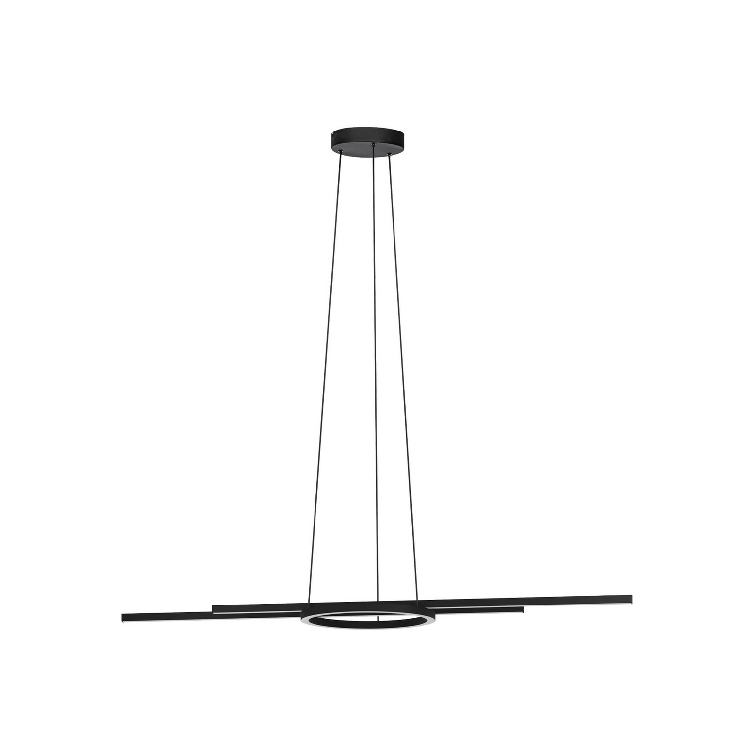 B-Ware Led Hängeleuchte Pendelleuchte Zillerio Z Zig Bee Cct Dimmbar Schwarz Eglo Sma478