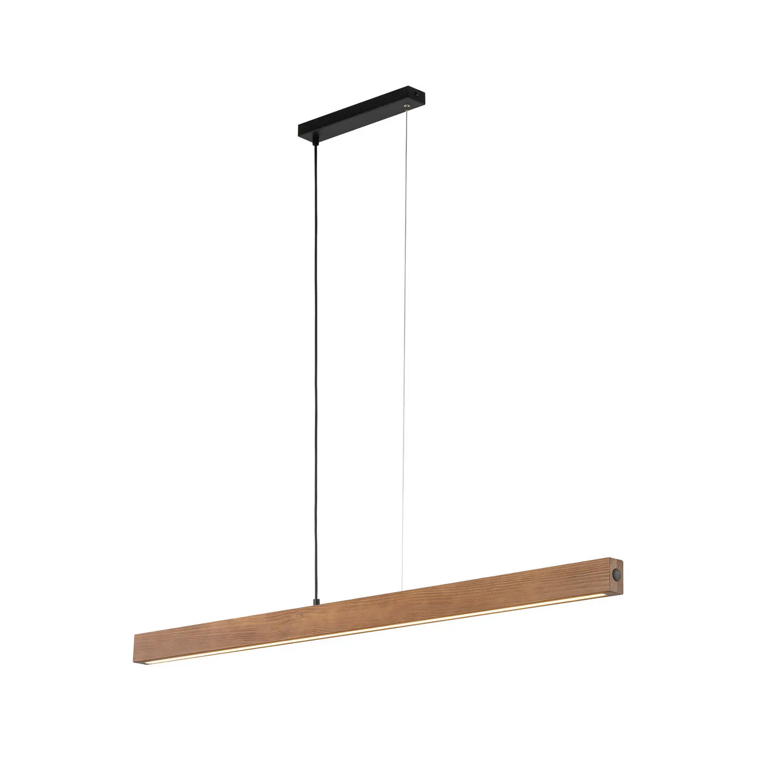 B-Ware Tk Lighting Led Holzhängeleuchte Teo Hängeleuchte Led Walnuss 126 Cm Touchdimmer