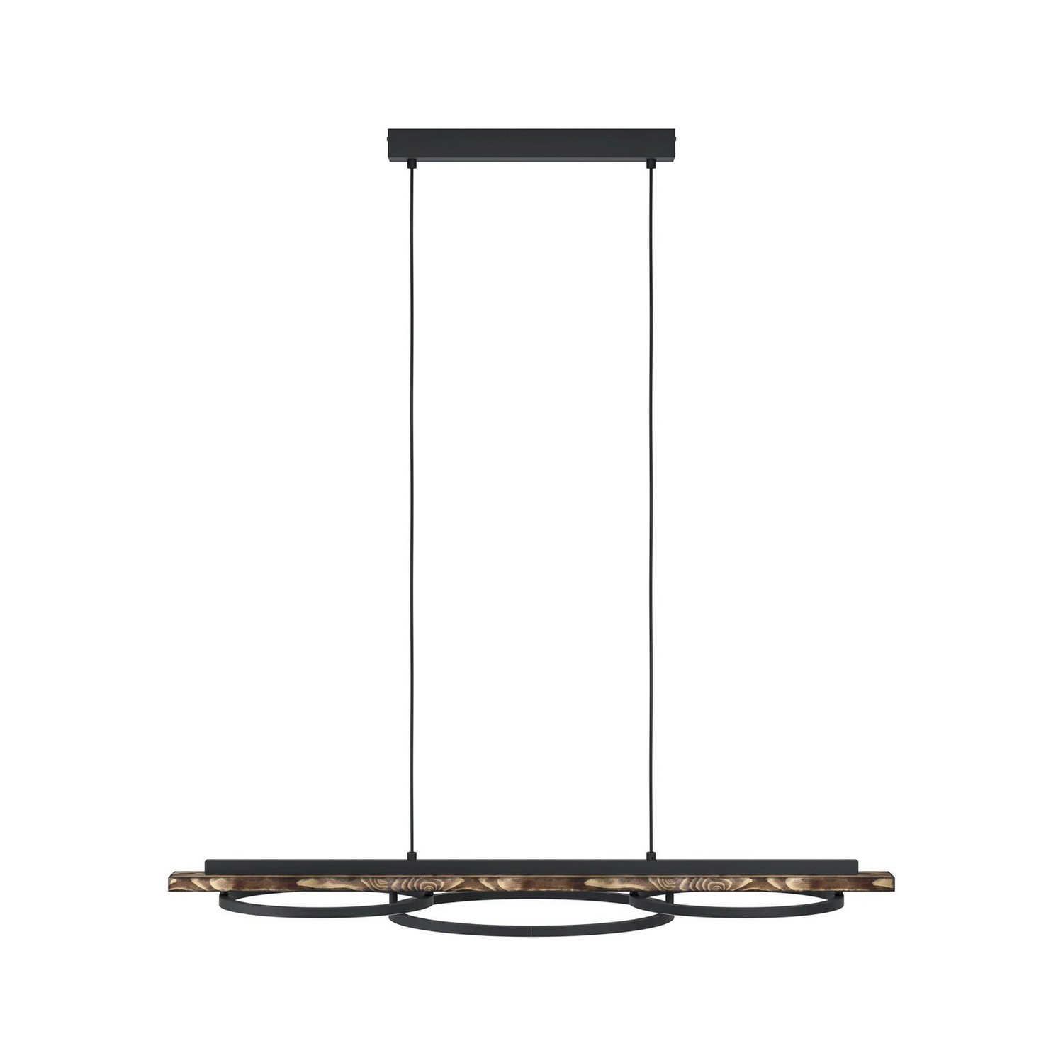 B-Ware Eglo Pendellampe Hängelampe Led Boyal Holz Braun 101cm 3 Flg