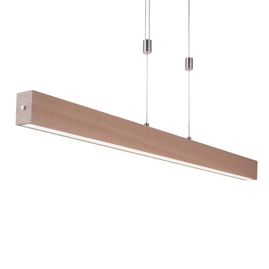 B-Ware Leuchten Direkt Led Pendelleuchte Amanda Hängelampe Lampe Led Holzoptik Dimmbar