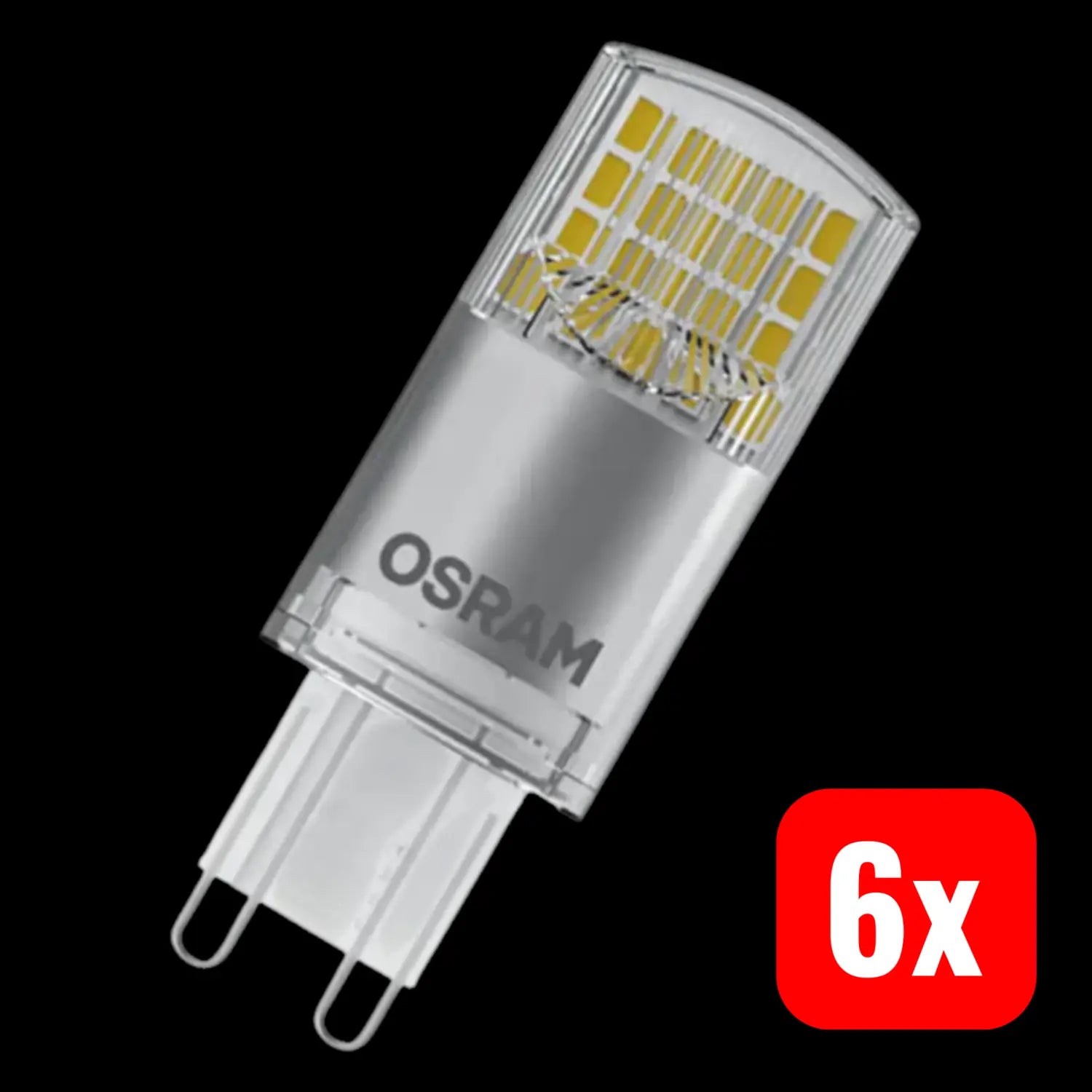 B-Ware Osram Led Stiftlampe Leuchtmittel G9 Universalweiß Klar 470lm 4,2 W 6 Stück