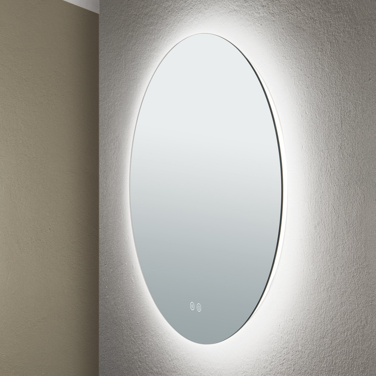B-Ware Orion Led Spiegel Wandspiegel Badezimmerspiegel Antibeschlag Touchdimmer Lampe