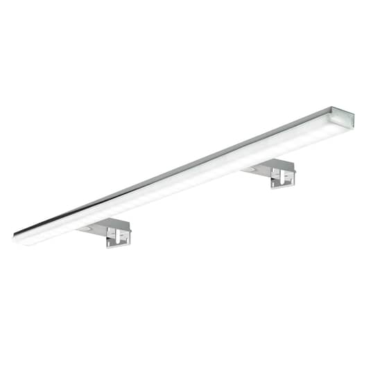 B-Ware Ebir Led Spiegelleuchte Pandora Chrom Breite 80,8 Cm Schrankleuchte Anbauleuchte