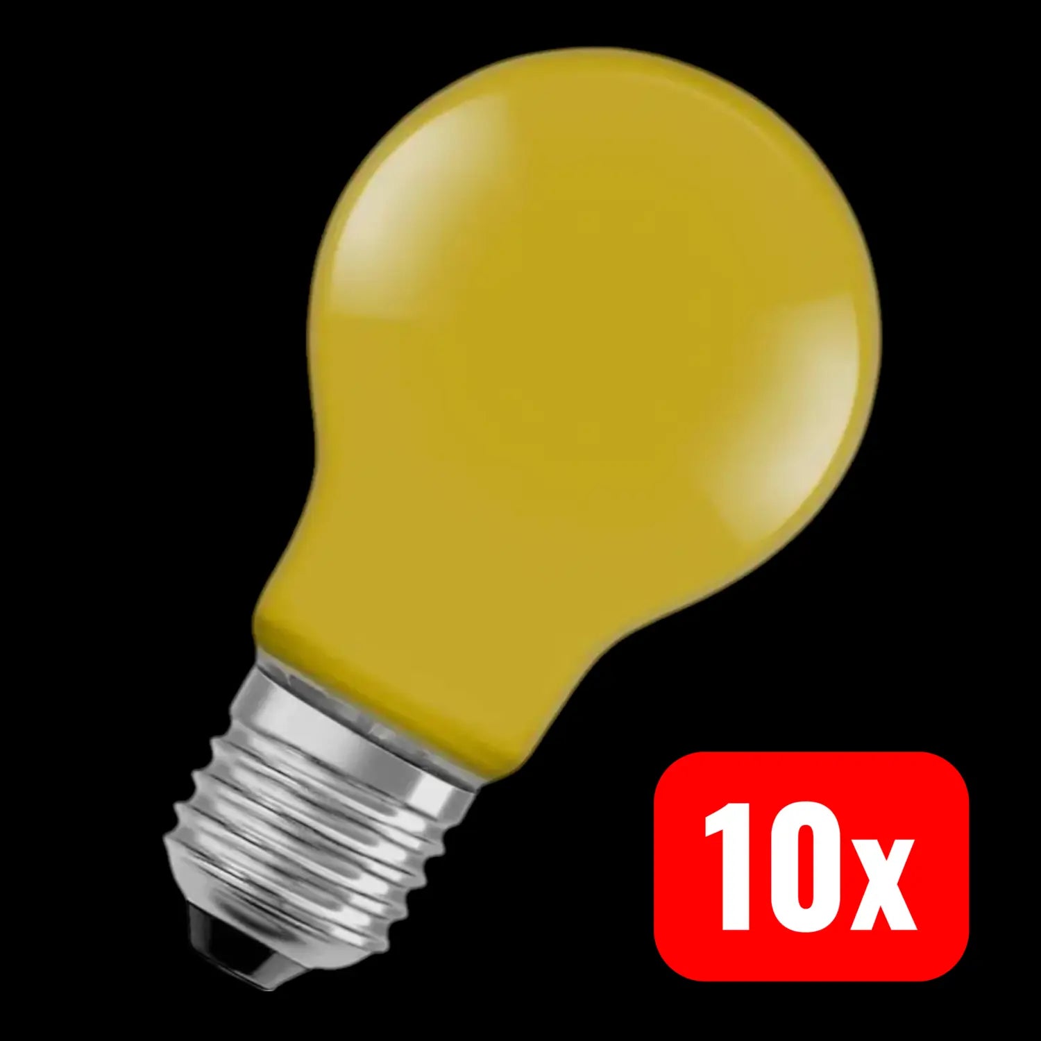 B-Ware Osram Led Lampe Glühbirne E27 Gelb Klar A60 230 V 2.5 W 2200 K Classic 10 Stück