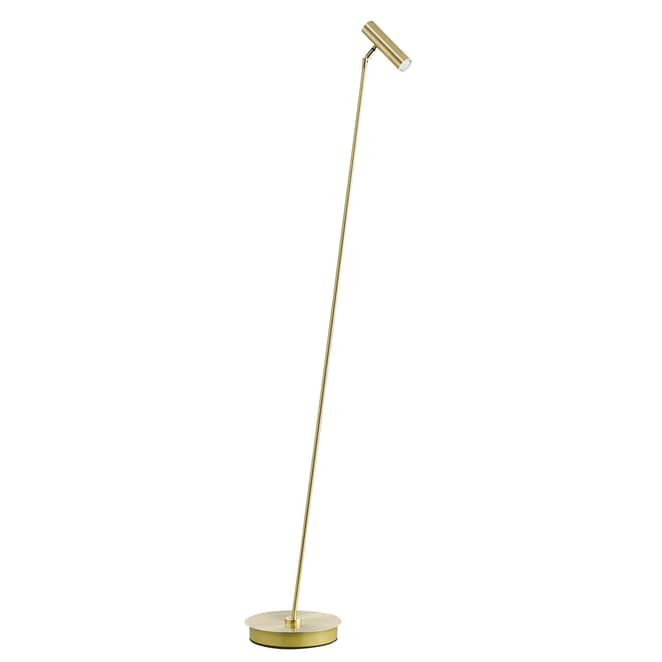 B-Ware Hell Led Stehleuchte Tom Stehlampe Standleuchte Leuchte Lampe Dimmbar Messing