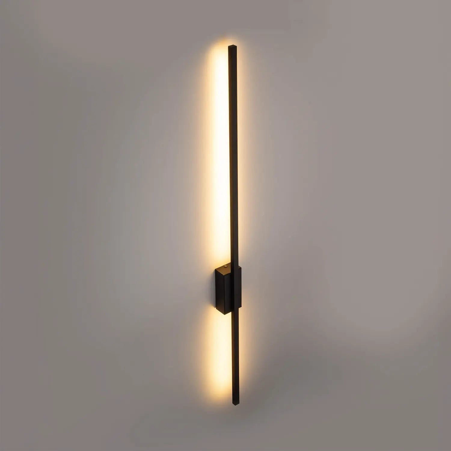 B-Ware Tk Lighting Led Wandleuchte Wandlampe Flash Schwarz Höhe 108cm Metall Siehe Text