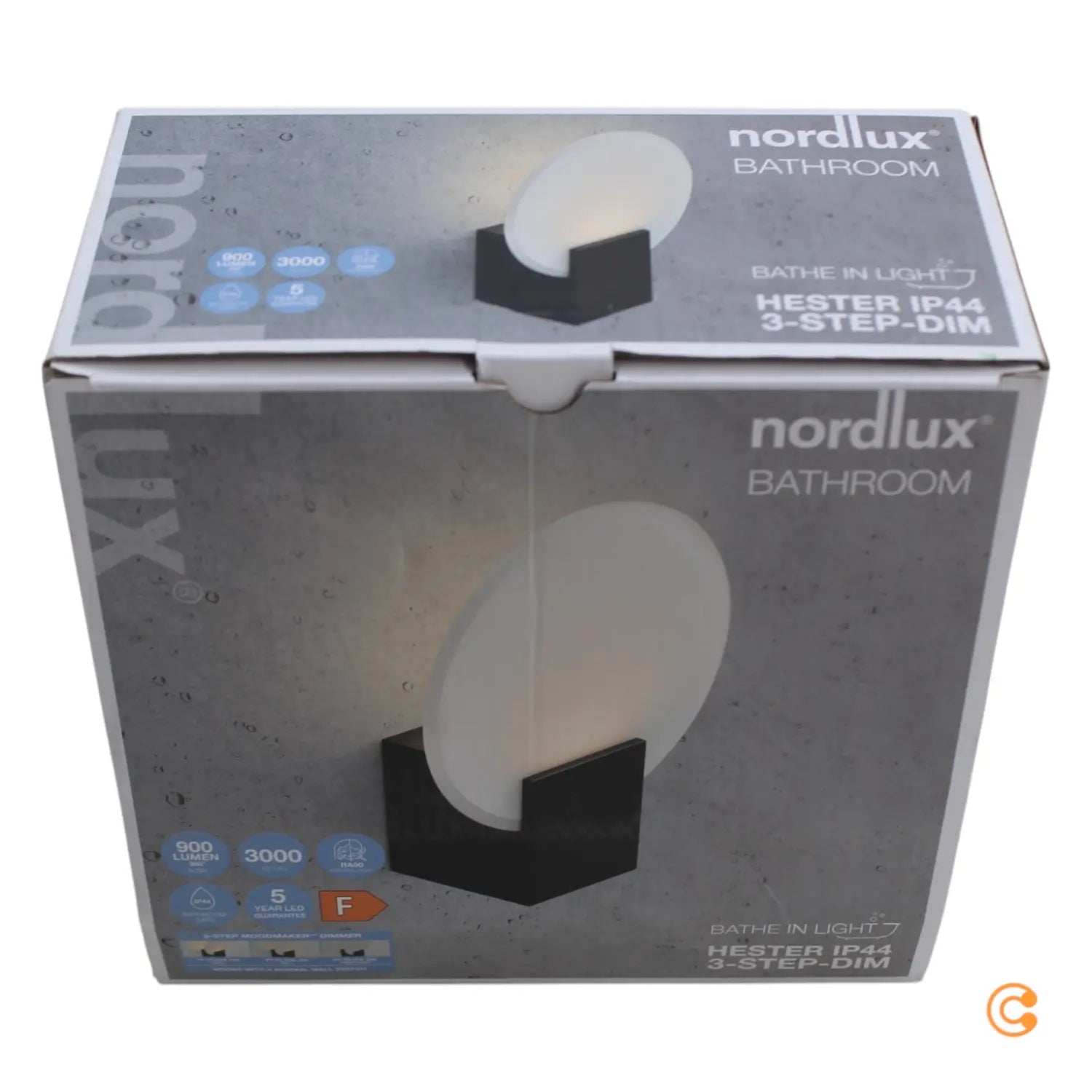 B-Ware Nordlux Led Wandleuchte Hester Wandleuchte Wandlicht Bilderleuchte Ip44 Schwarz
