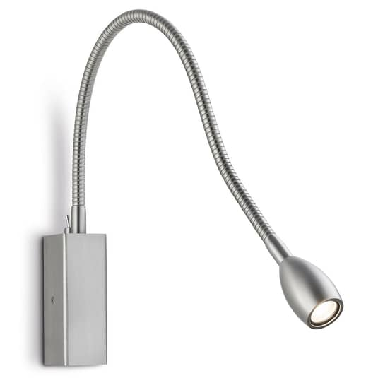 B-Ware Knapstein Led Wandleuchte Medusa Wandleuchte Wandlicht Mit Flexarm Und Schalter