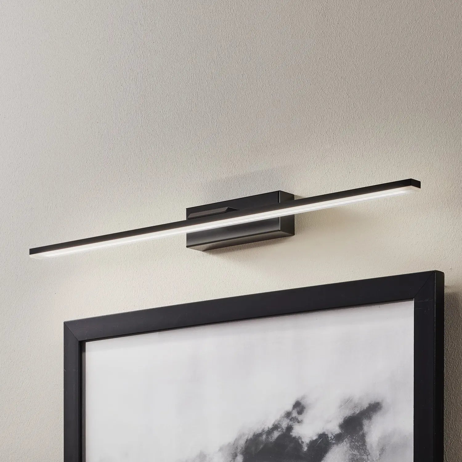 B-Ware Euluna Wandleuchte Spiegelbeleuchtung Led Lampe Miroir Schwarz Universalweiß 60