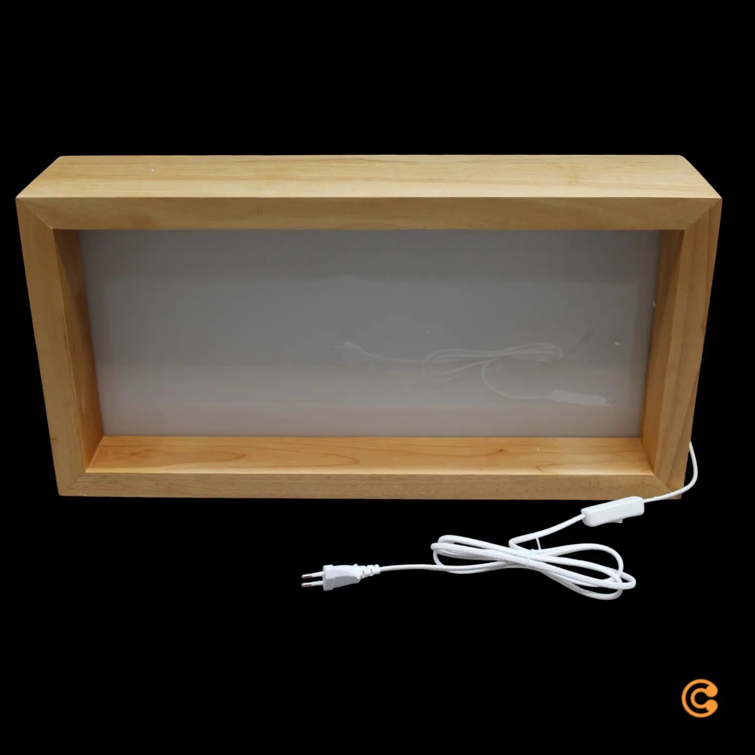 B-Ware Fabas Luce Led Wandleuchte Wandleuchte Lampe Leuchte Window 60x30cm Eichenholz 3