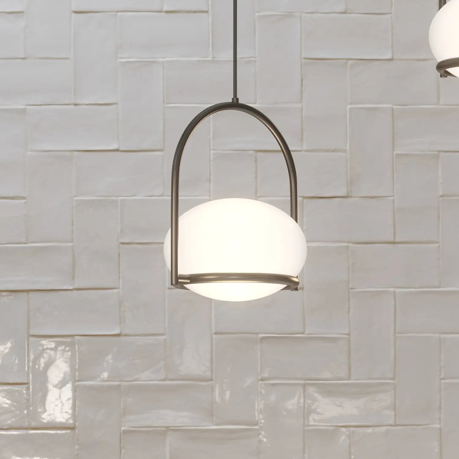 B-Ware Ledsc4 Hängeleuchte Pendelleuchte Coco Schwarz Weiß Aluminium Kunststoff397