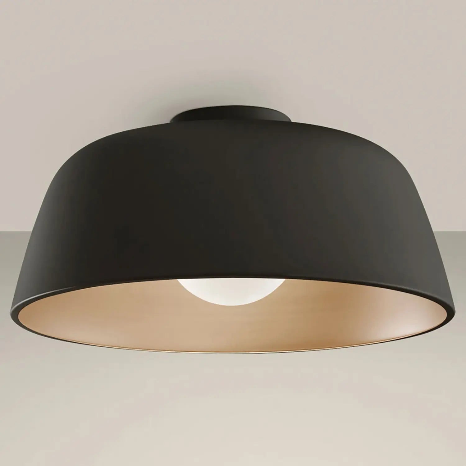 B-Ware Leds C4 Deckenleuchte Pendelleuchte Miso Lampe Schwarz Gold Stahl Led Leuchte