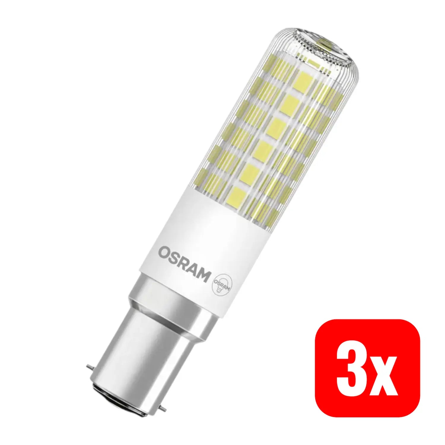 B-Ware Osram Led Lampe Glühbirne Leuchtmittel B15d Warmweiß Klar Batterieform 3 Stück