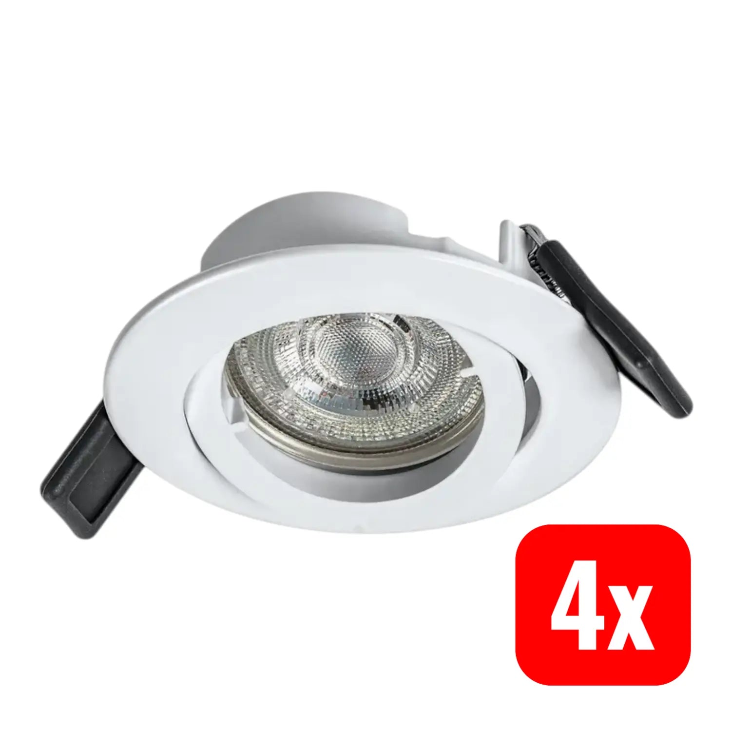 B-Ware Ledvance Einbauleuchte Deckenstrahler Gu10 Recess Twistlock Led Weiß 4 Stück