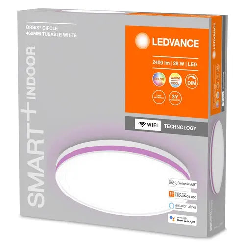 B-Ware Ledvance Deckenleuchte Lampe Orbis Circle Cct Rgb Weiß Wi Fi Abs Kunststoff