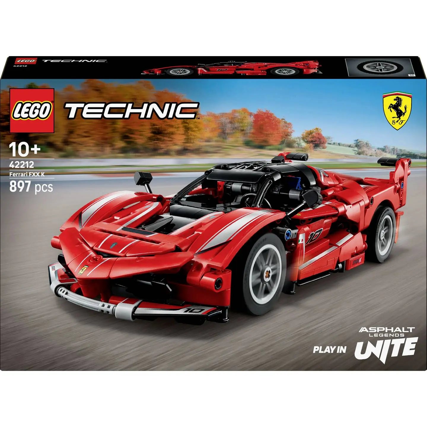 B-Ware Lego Technic Auto Fahrzeug Ferrari Fxx K Bauset Rot Modell Spielzeug Set
