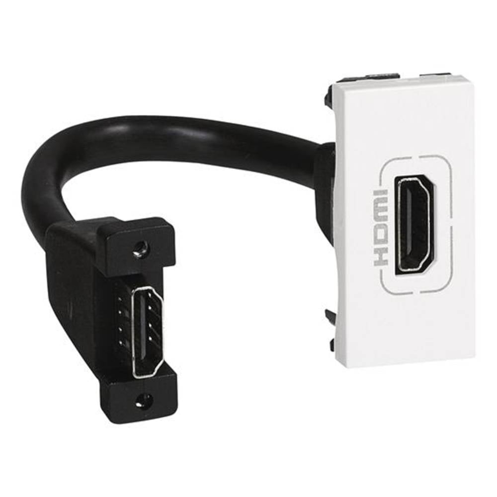 B-Ware Legrand Hdmi Modul Buchse Mosaic Weiß 078778 Anschlusskomponente
