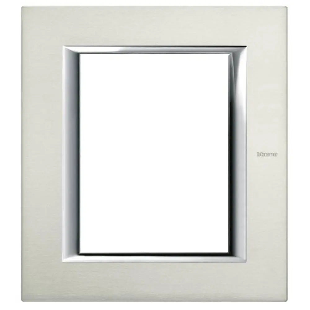 B-Ware Legrand Rahmen Abdeckung Axolute Aluminium Metall Serie 1 St Rahmen Synonym
