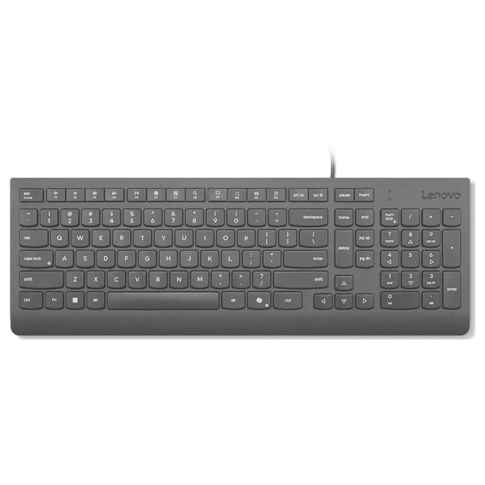 B-Ware Lenovo Essential Tastatur Keyboard 2,5 Zonen Usb Grau