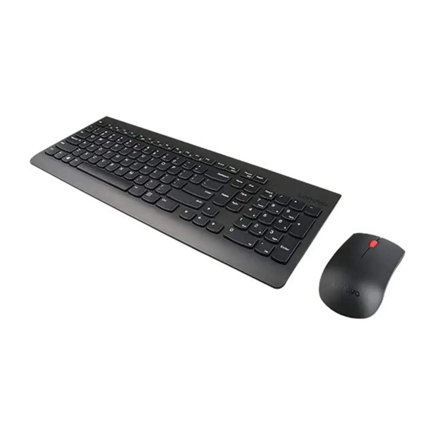 B-Ware Lenovo Tastatur Maus Set Keyboard Mouse Wireless Combo Schwarz Usb Empfänger