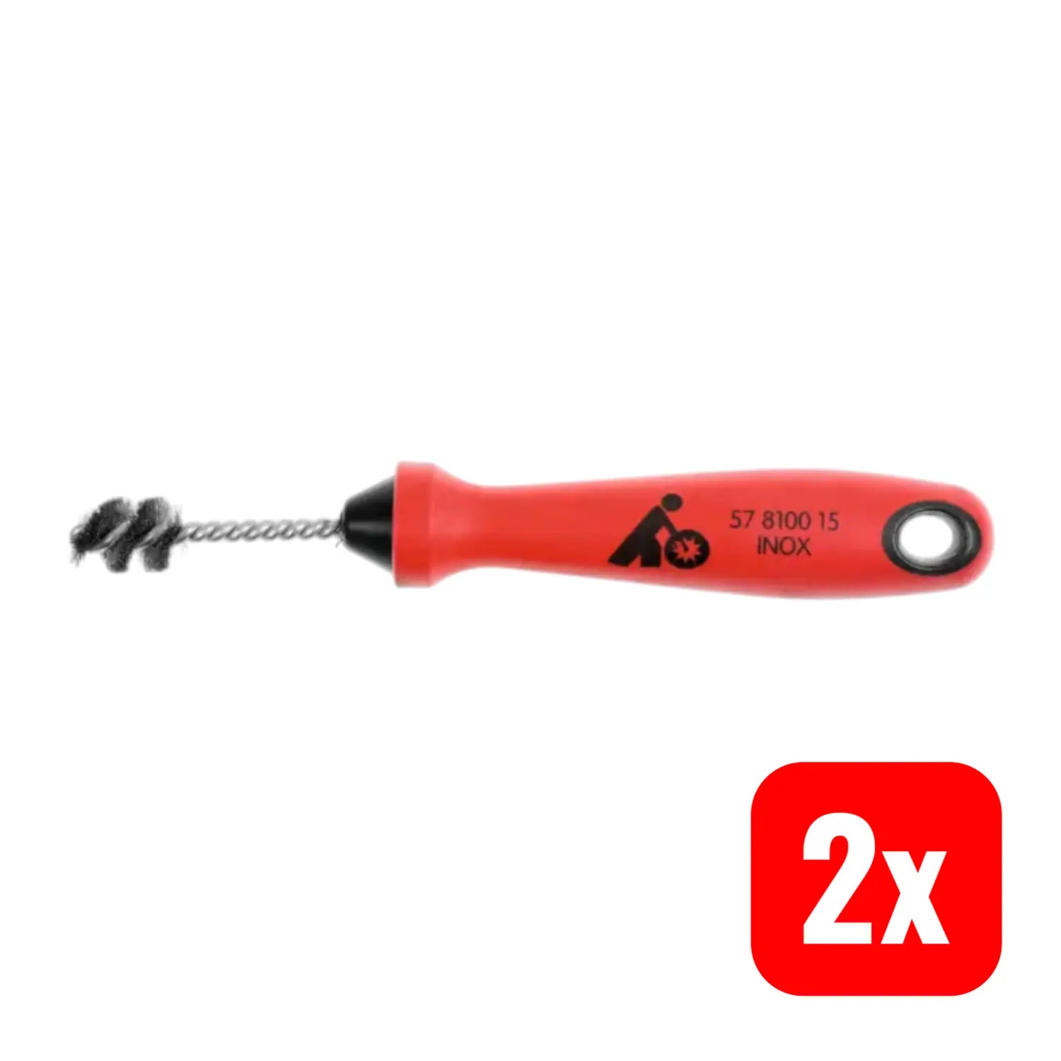 B-Ware Lessmann Fittingbürste Rohrbürste Inox Draht Innenbürste Rohr 18 Mm 2 Stück