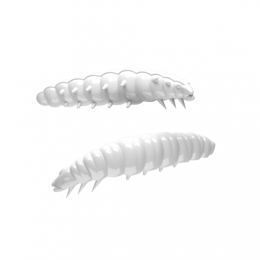 Libra Lures Larva Kunstköder (white)