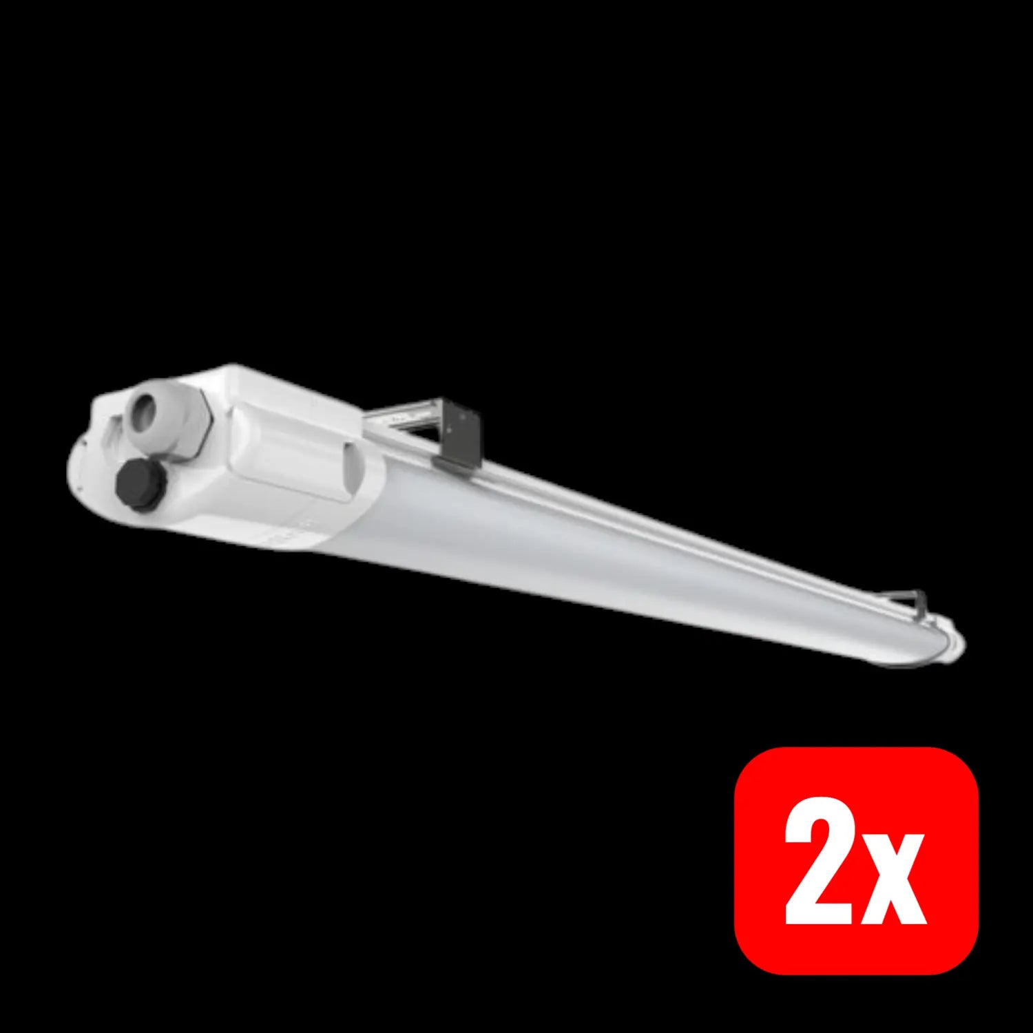 B-Ware Lichtline Faro X3 Led Feuchtraumleuchte Wannenlampe Neutralweiß 23 W 80cm 2 Stück