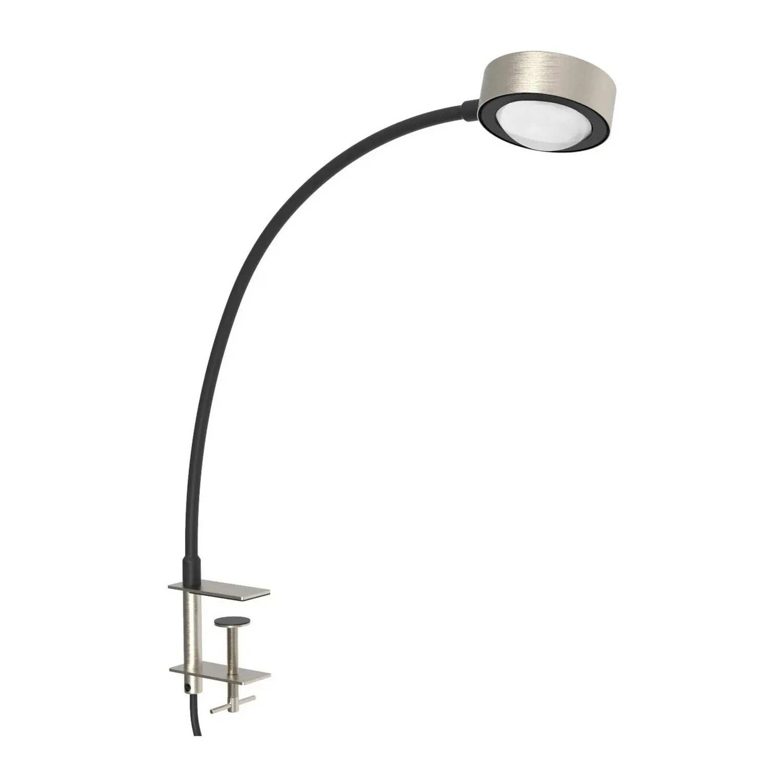 B-Ware Lightme Tischleuchte Tischlampe Powerlens Flex Schraube Titan Metall Siehe Text