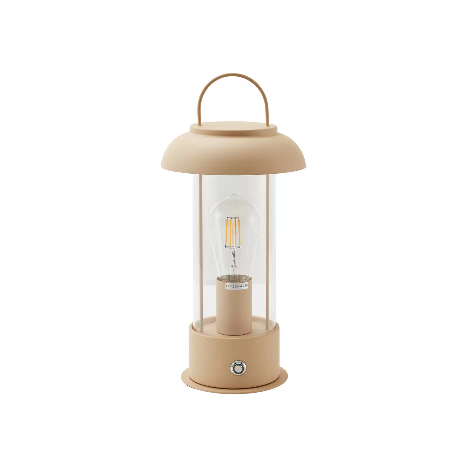 B-Ware Lindby Akkutischleuchte Yvette Apricot Ip44 Touchdimmer Tischleuchte Tischlampe