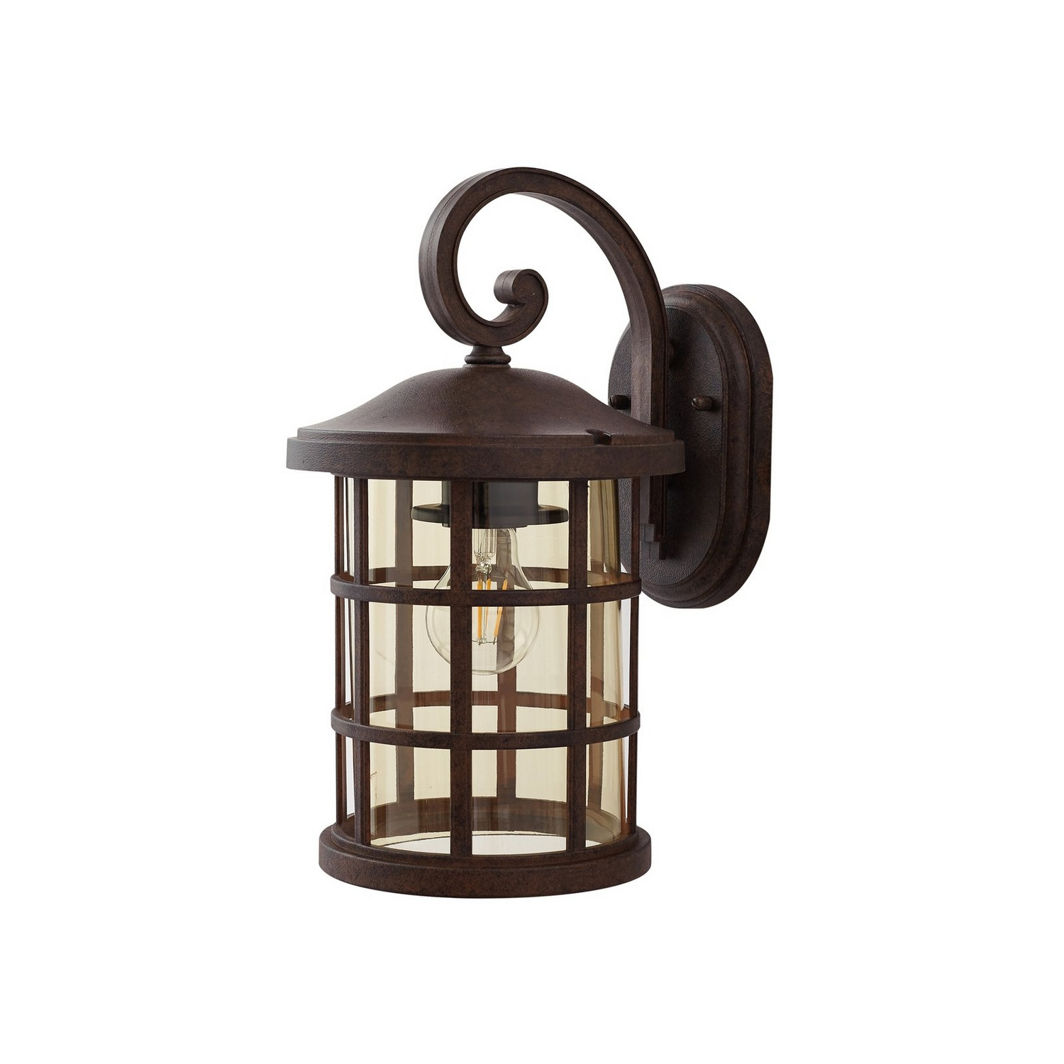 B-Ware Lindby Außenwandlampe Leuchte Außenbeleuchtung Ankea Rost Amber Siehe Text/Foto