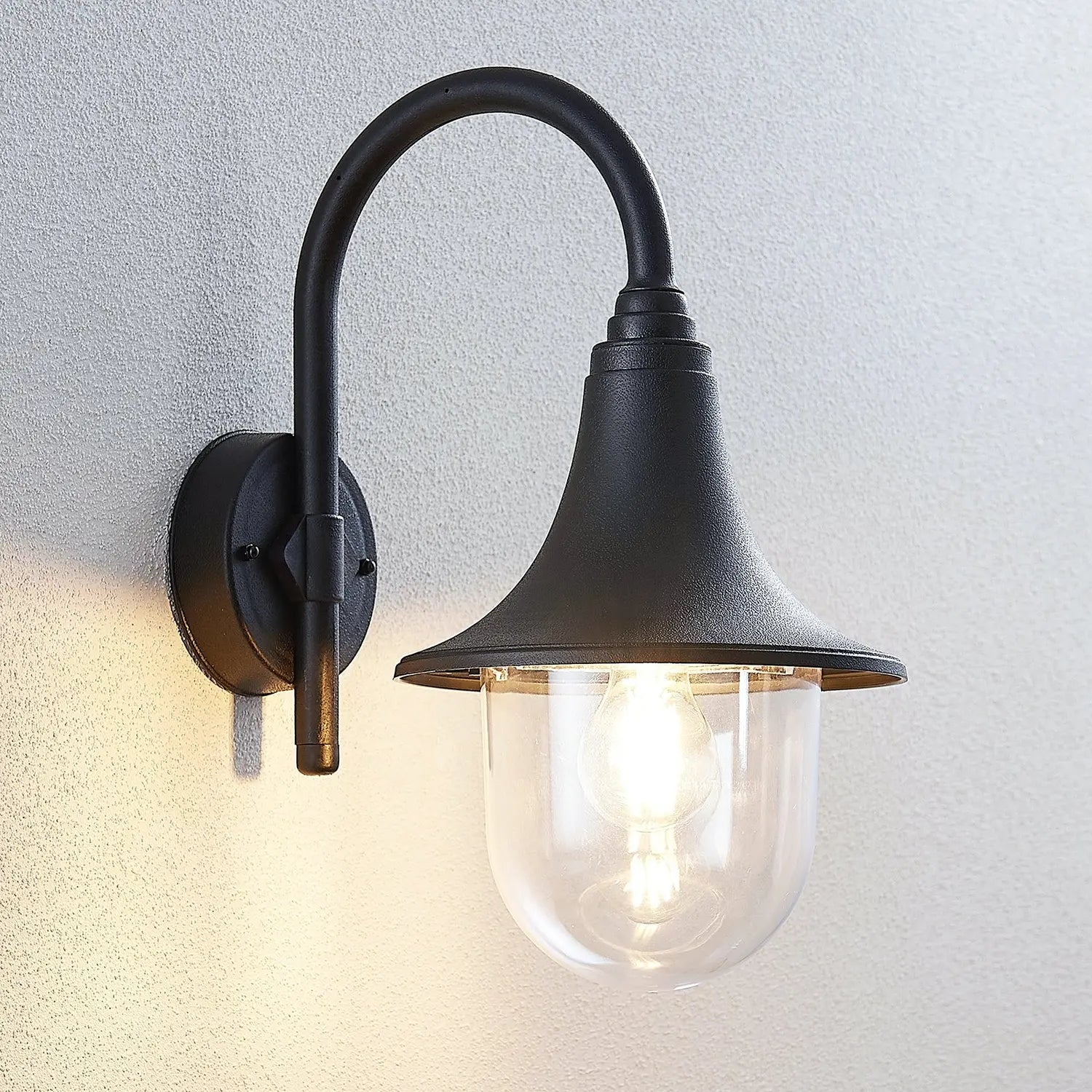 B-Ware Lindby Außenwandlampe Nalevi Außenwandleuchte Wandleuchte Lampe Leuchte 2 Stück