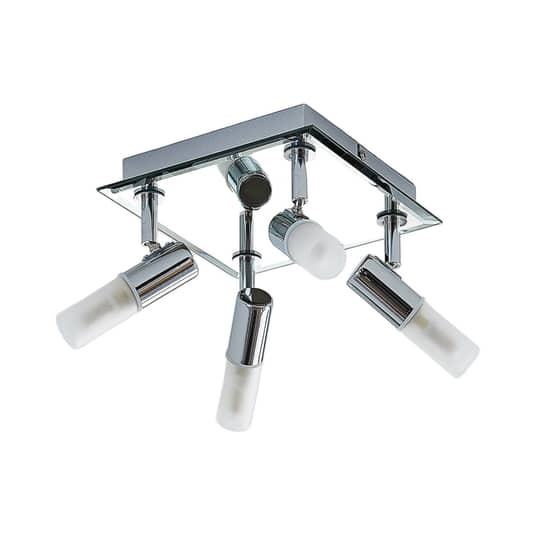 B-Ware Lindby Bad Deckenlampe Zela Deckenlampe Deko Deckenlicht G9 4 Flg 32 X 32 Cm