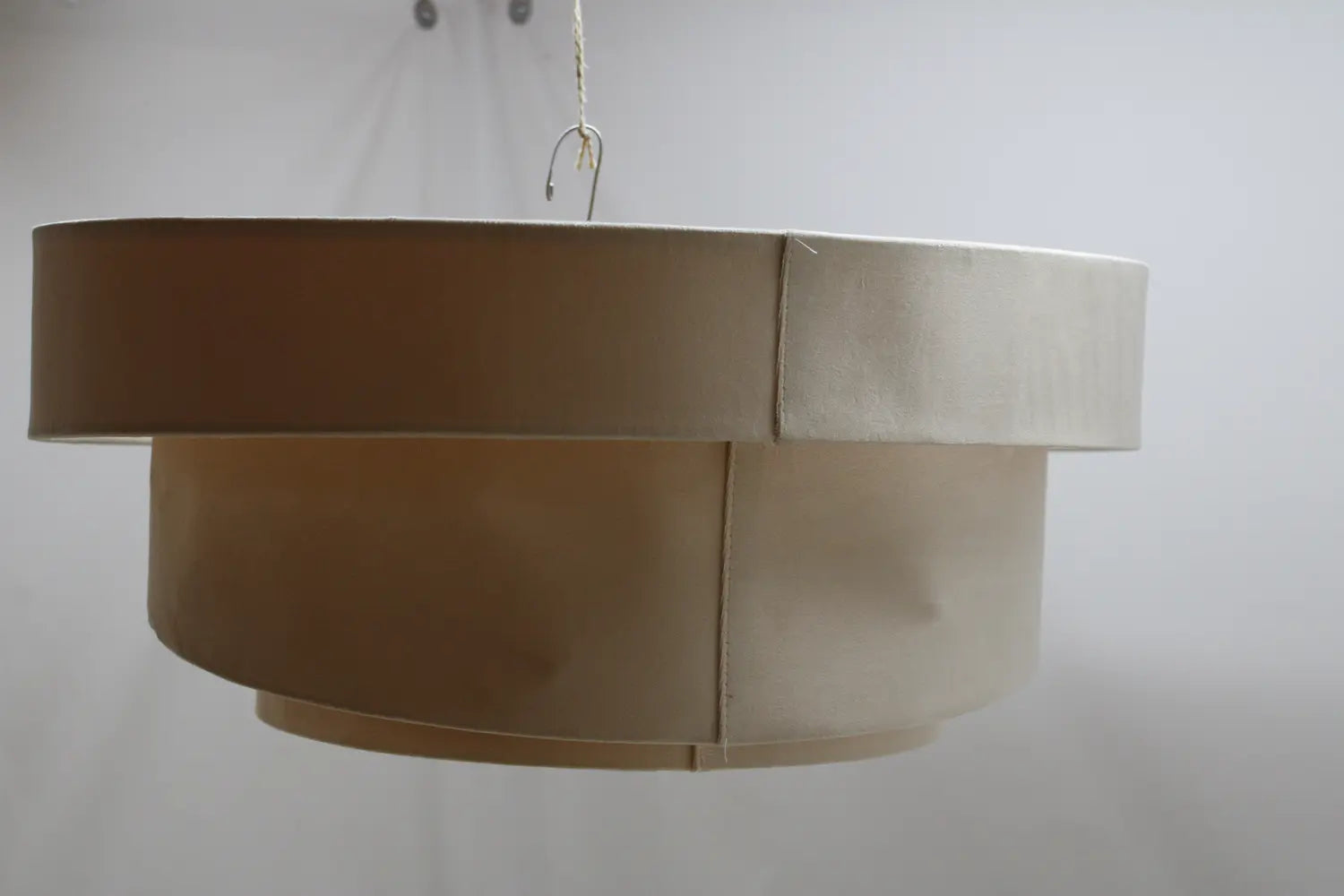 C-Ware Lindby Jusari Deckenlampe Hängeleuchte E27 Led 3 Flg Textil Weiß Siehe Text/Foto