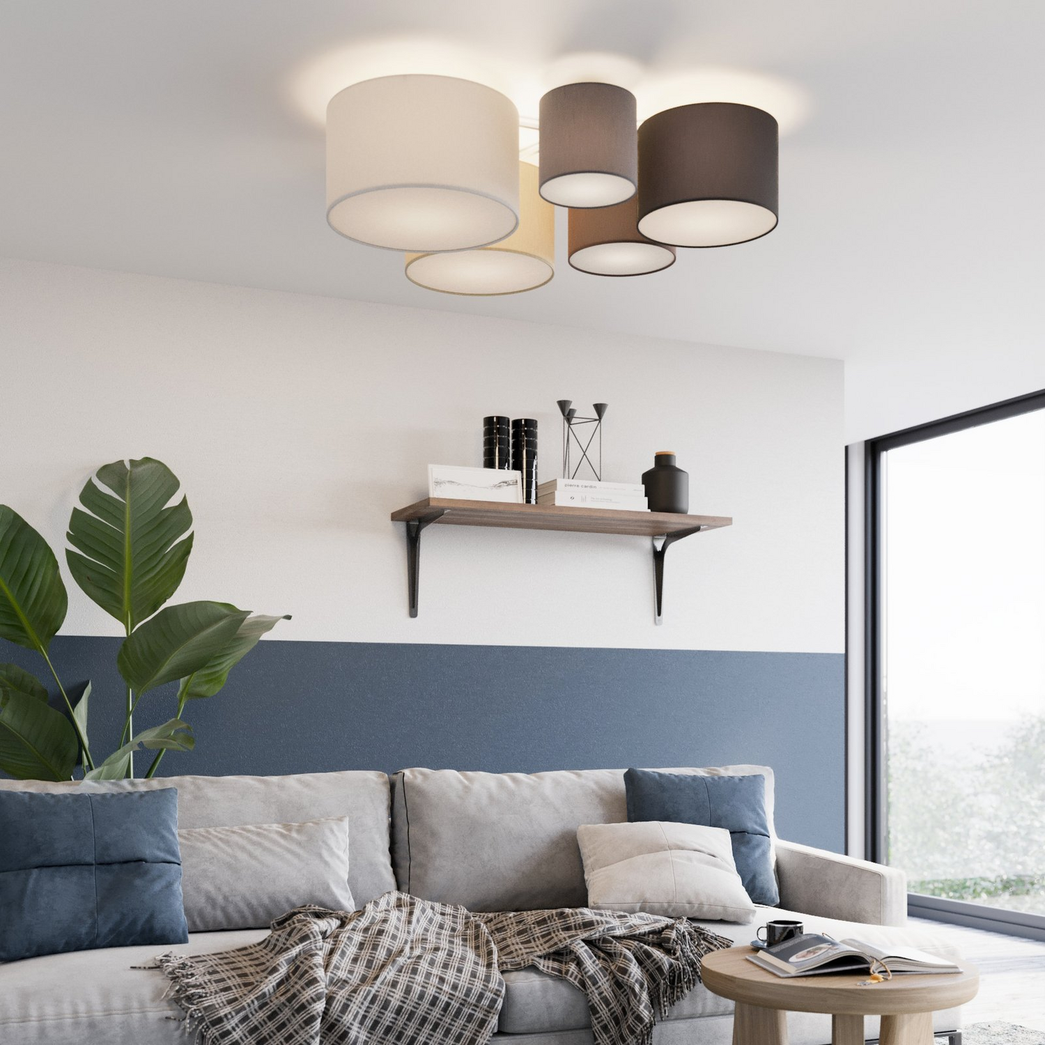 B-Ware Lindby Laurenz Deckenlampe Hängelampe Lampe Leuchte 5 Flmg. E27 Siehe Text/F851