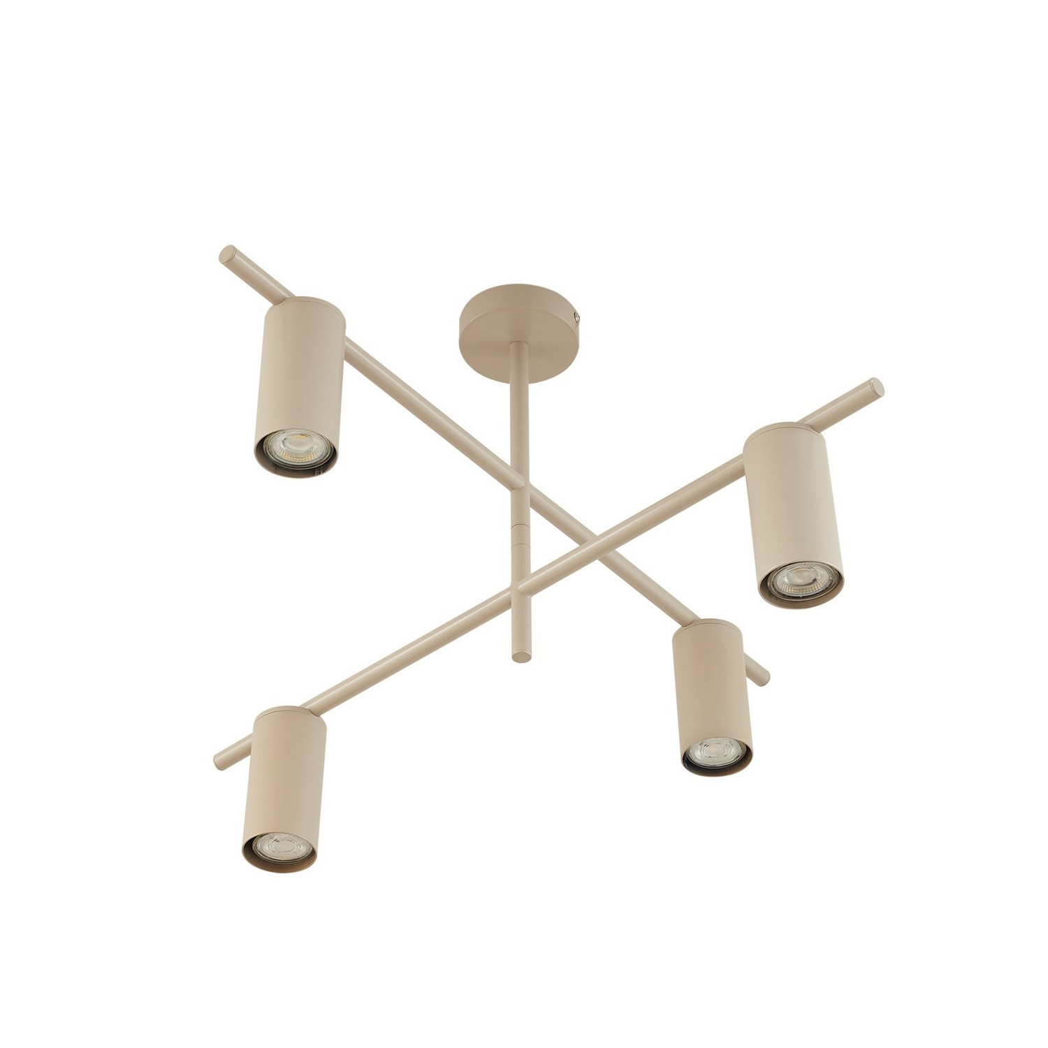 B-Ware Lindby Deckenleuchte Lampe Marilou Beige 4 Flammig Deckenbeleuchtung