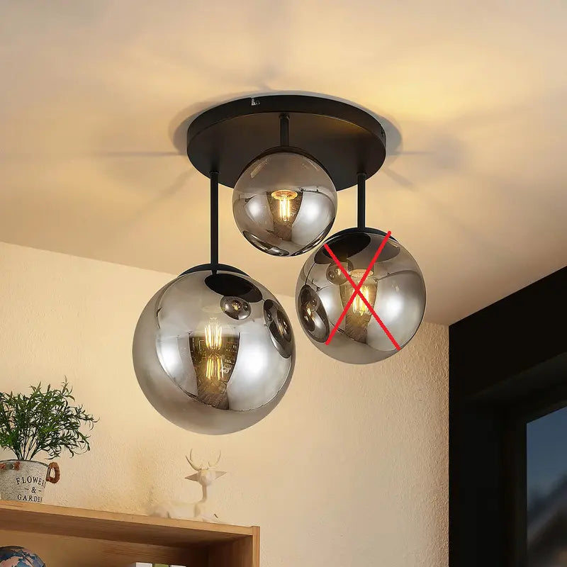 B-Ware Lindby Teeja Deckenlampe Deckenleuchte Deckenlicht Lampe Grau Siehe Text/Foto