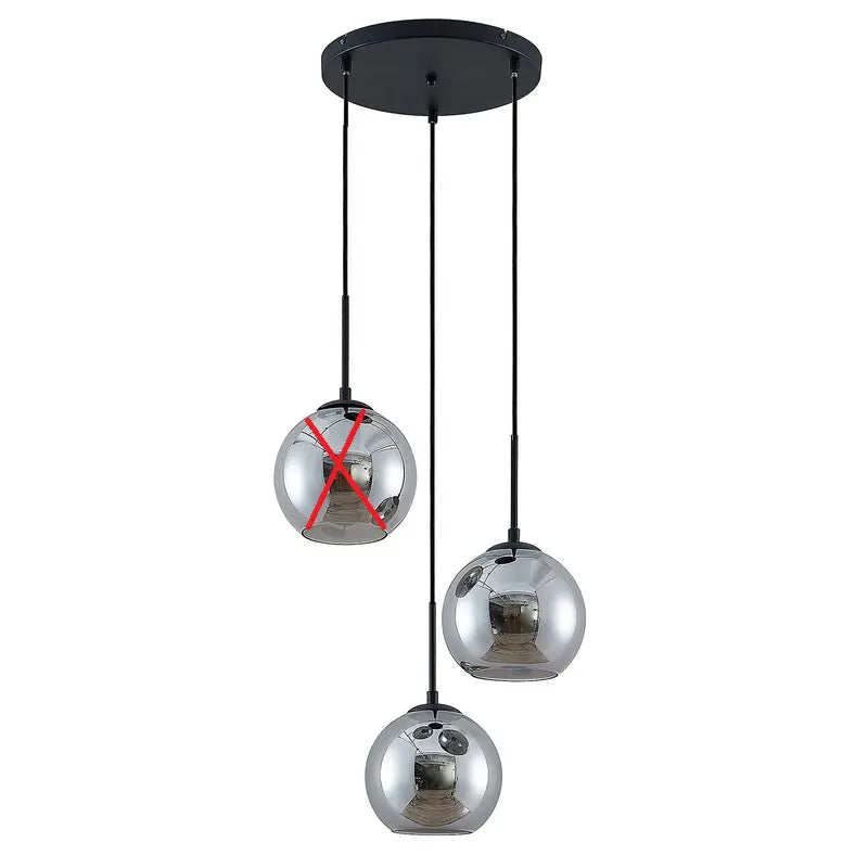 B-Ware Lindby Jurian Pendelleuchte Hängelampe Deckenlampe 3flg E27 Siehe Text/Foto