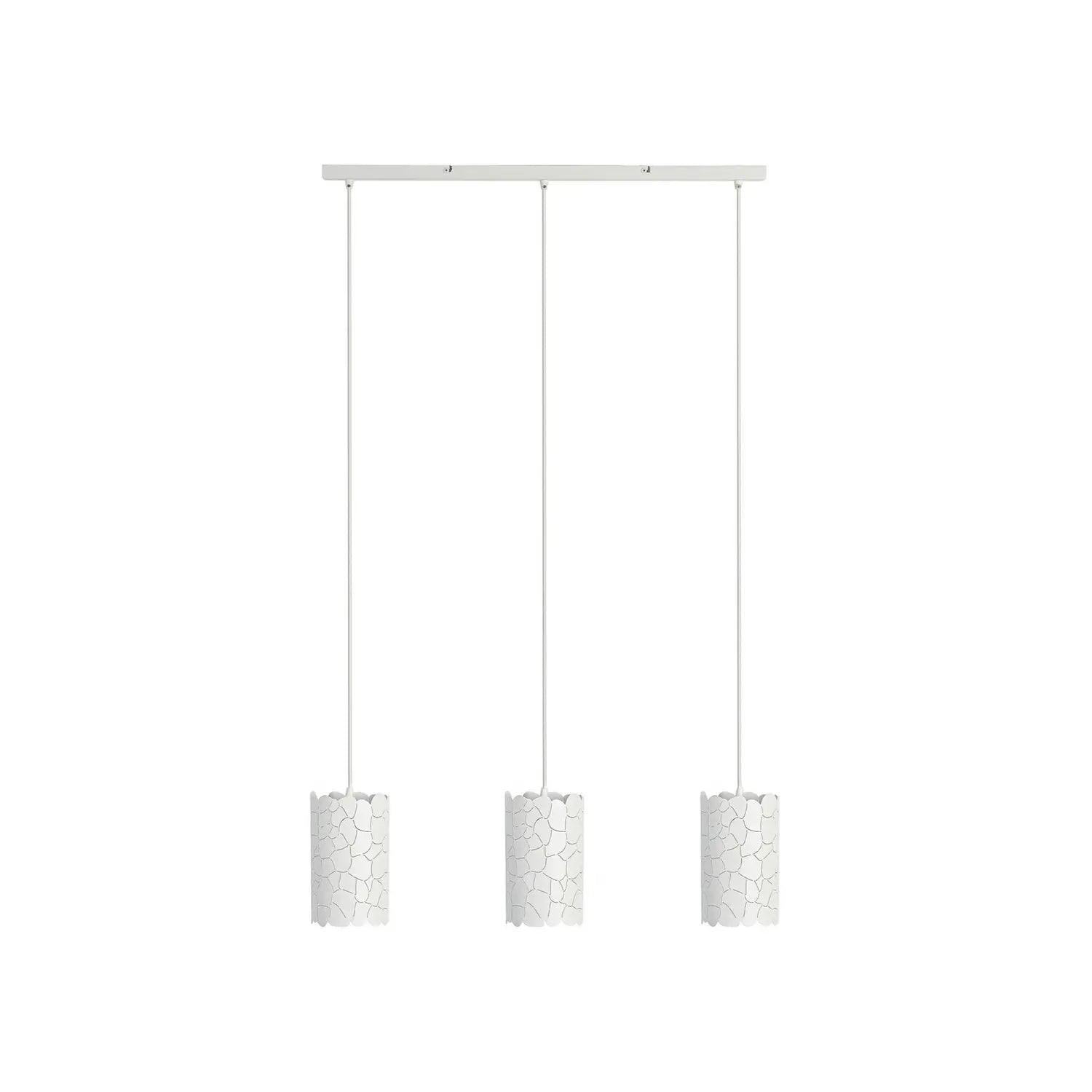 Lindby Hängeleuchte Pendelleuchte Aralena Weiß 3 Flammig E27 Led Länge 92 Cm