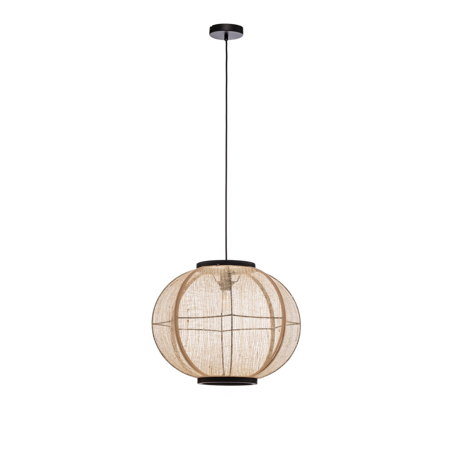 B-Ware Lindby Hängeleuchte Lampe Deckenleuchte Aurinil Holzfarben Leine Siehe Text/Foto