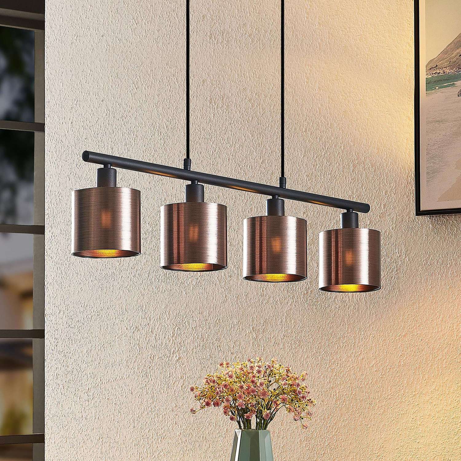 B-Ware Lindby Joudy Pendelleuchte Deckenlampe Hängeleuchte Deckenleuchte Lampe Leuch585