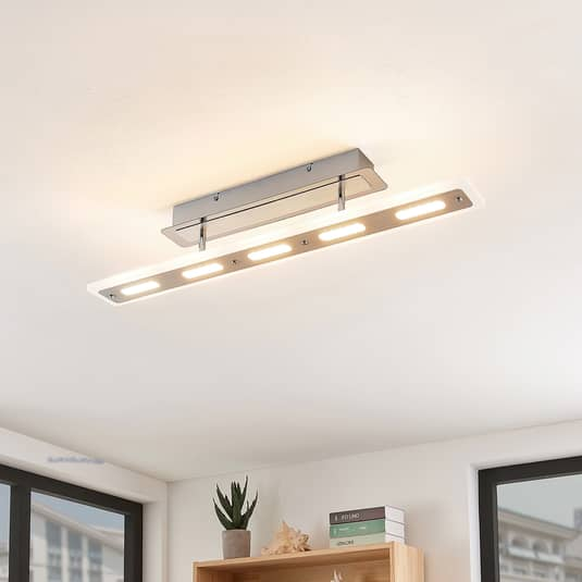 B-Ware Lindby Lavea Led Deckenlampe Deckenlampe Wohnzimmerlampe Lampe Leuchte Chrom