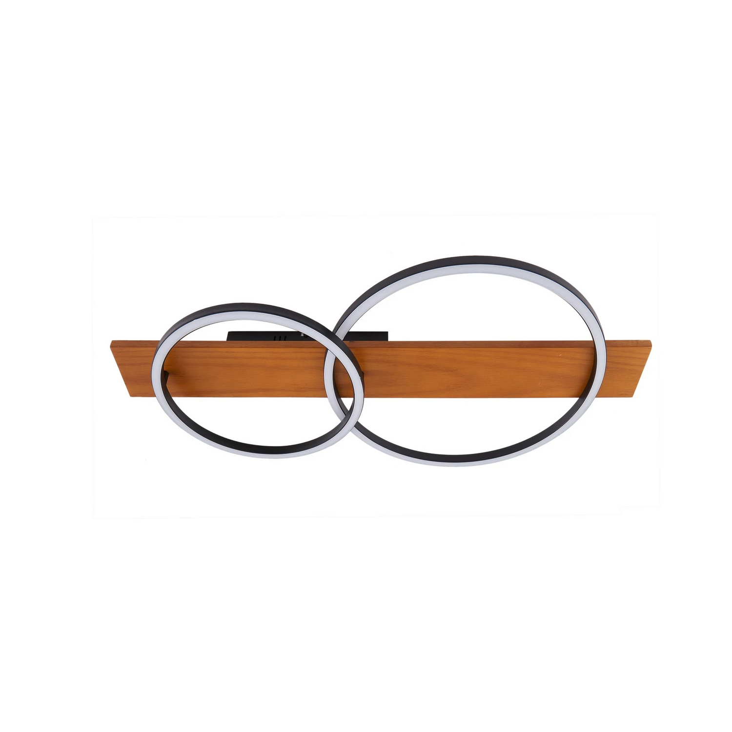 B-Ware Lindby Deckenlampe Deckenleuchte Led Lampe Schwarz Holz Hersteller Galad 75 Cm