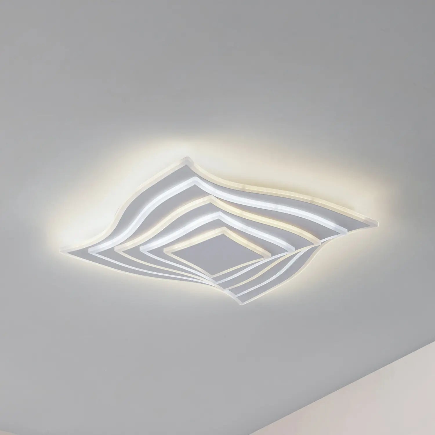B-Ware Lindby Led Deckenleuchte Leuchte Rebeka Led Decke 47x47cm Cct Fernbedienung