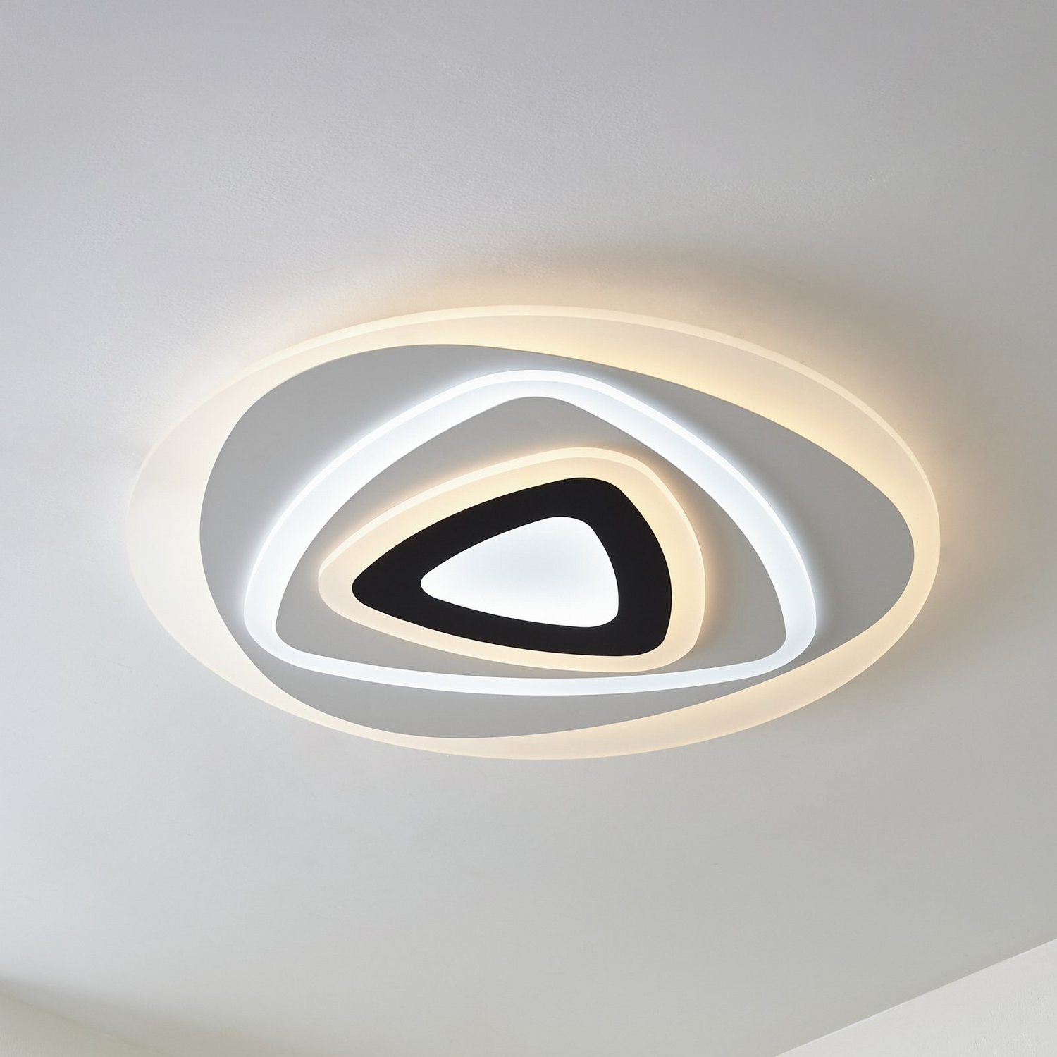 B-Ware Lindby Deckenleuchte Lampe Rebeka Led Fernbedienung Weiß Wohnzimmer Siehe Text