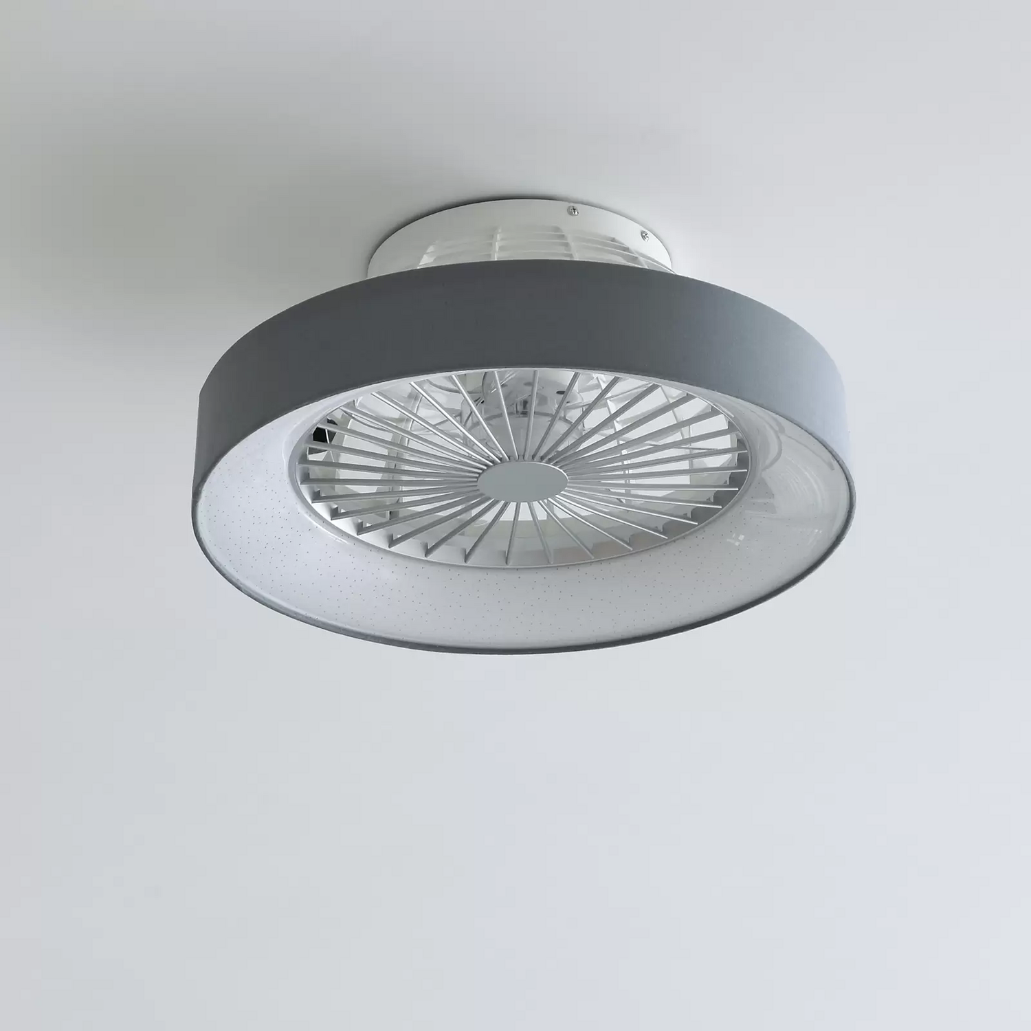 B-Ware Lindby Deckenventilator Mit Licht Mace Grau Weiß Led 47 Cm Ventilator 2752 Lumen